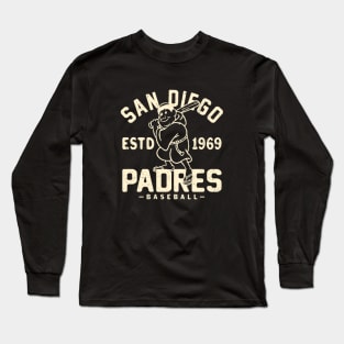Retro San Diego Padres 2 by Buck Tee Long Sleeve T-Shirt